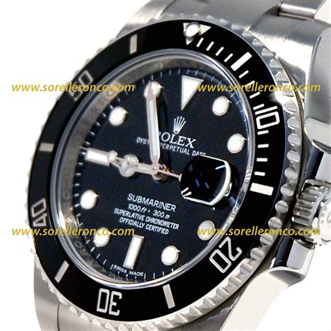 cinturino rolex submariner prezzo nuovo|rolex ceramica sottomarina.